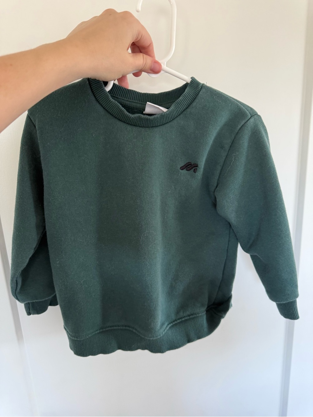 Zara Kids 3T Dark Green Crewneck Sweatshirt